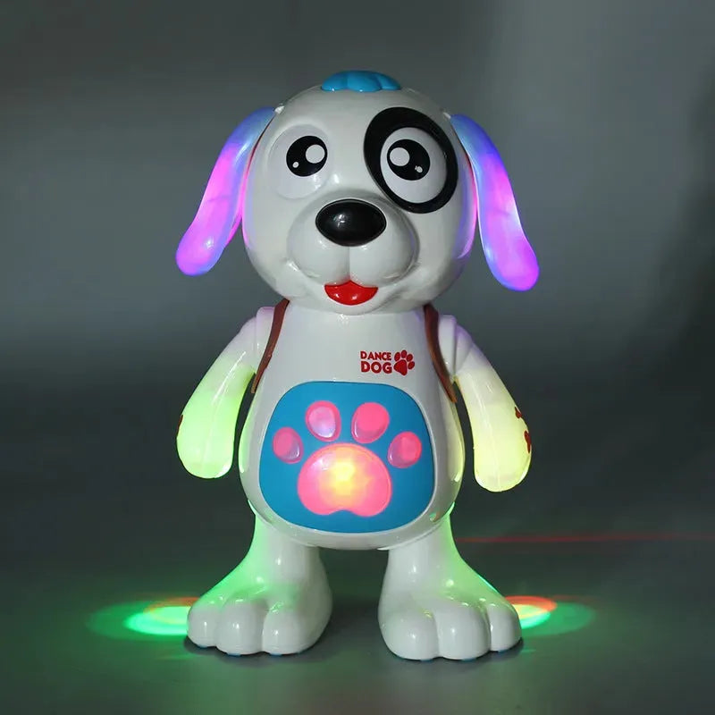 Electric Toy Dog, Music, Light, Dance, Walk, Children'S Vibrato Robot Dog - Bellarte Enchanté Electric Toy Dog, Music, Light, Dance, Walk, Children'S Vibrato Robot Dog